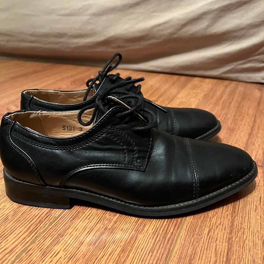 TIPTOP DRESS SHOES BLACK FOR KIDS SIZE 3
